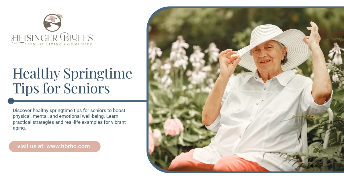A senior smiles in a garden while wearing a hat