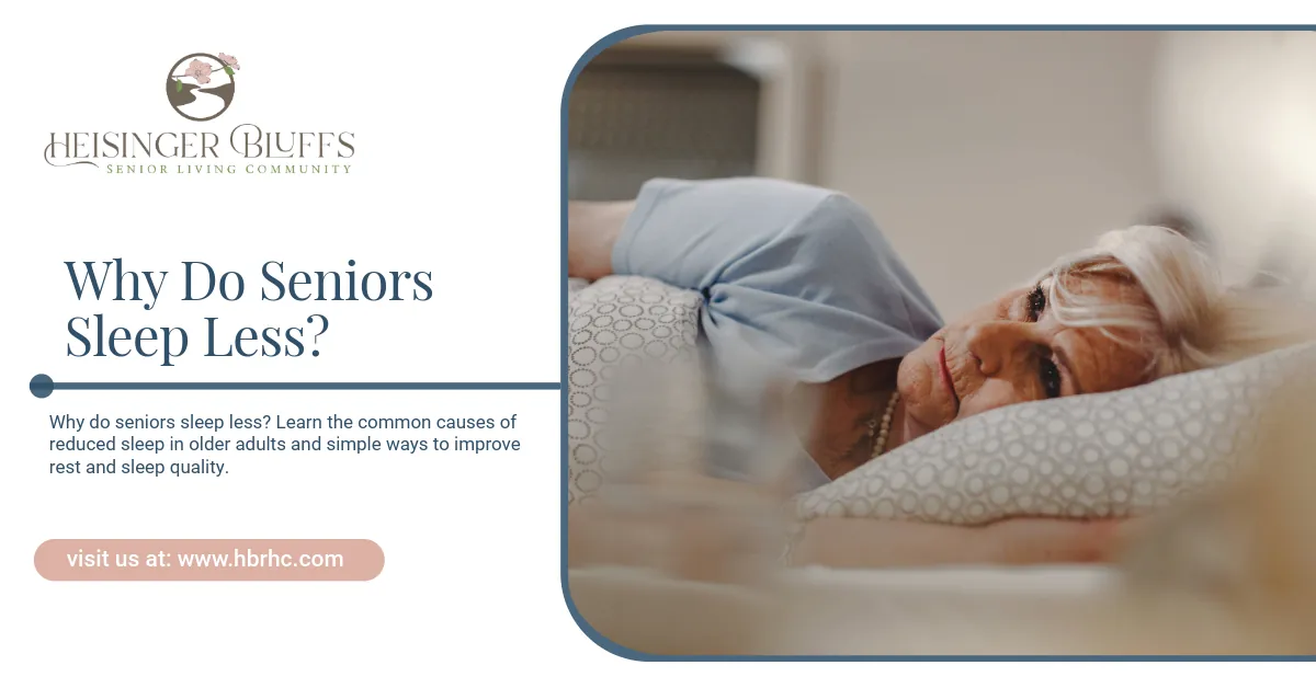 An elderly woman is lying in bed, having a hard time falling asleep.