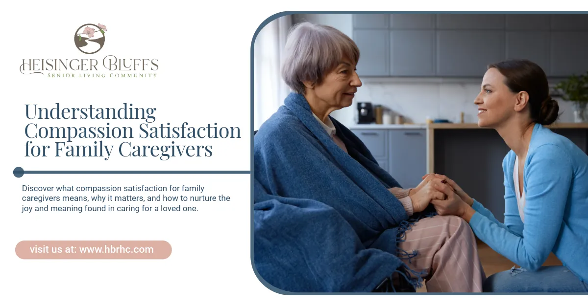 Caregiver holding hands with a seated elderly woman