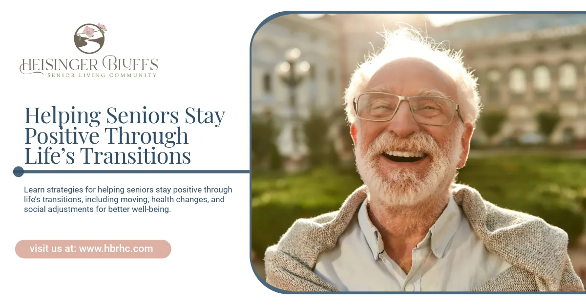 Smiling senior outside, light shining