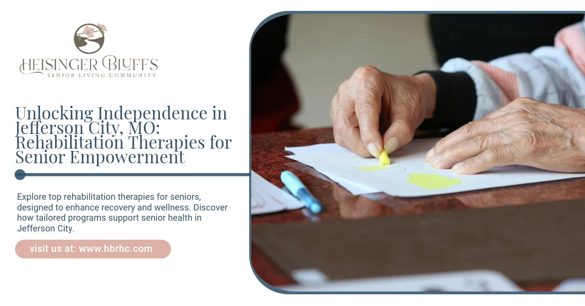 Rehabilitation Therapies for Seniors
