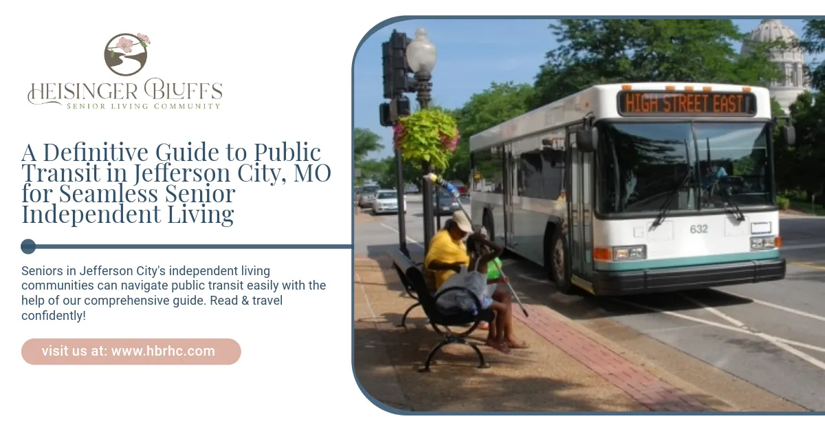 A bus is stopped at a bus stop in jefferson city mo