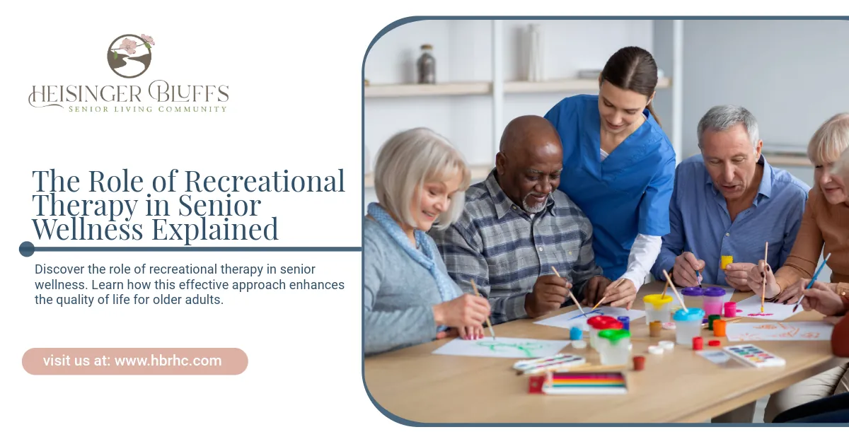 A caregiver is helping a group of seniors in their painting activity