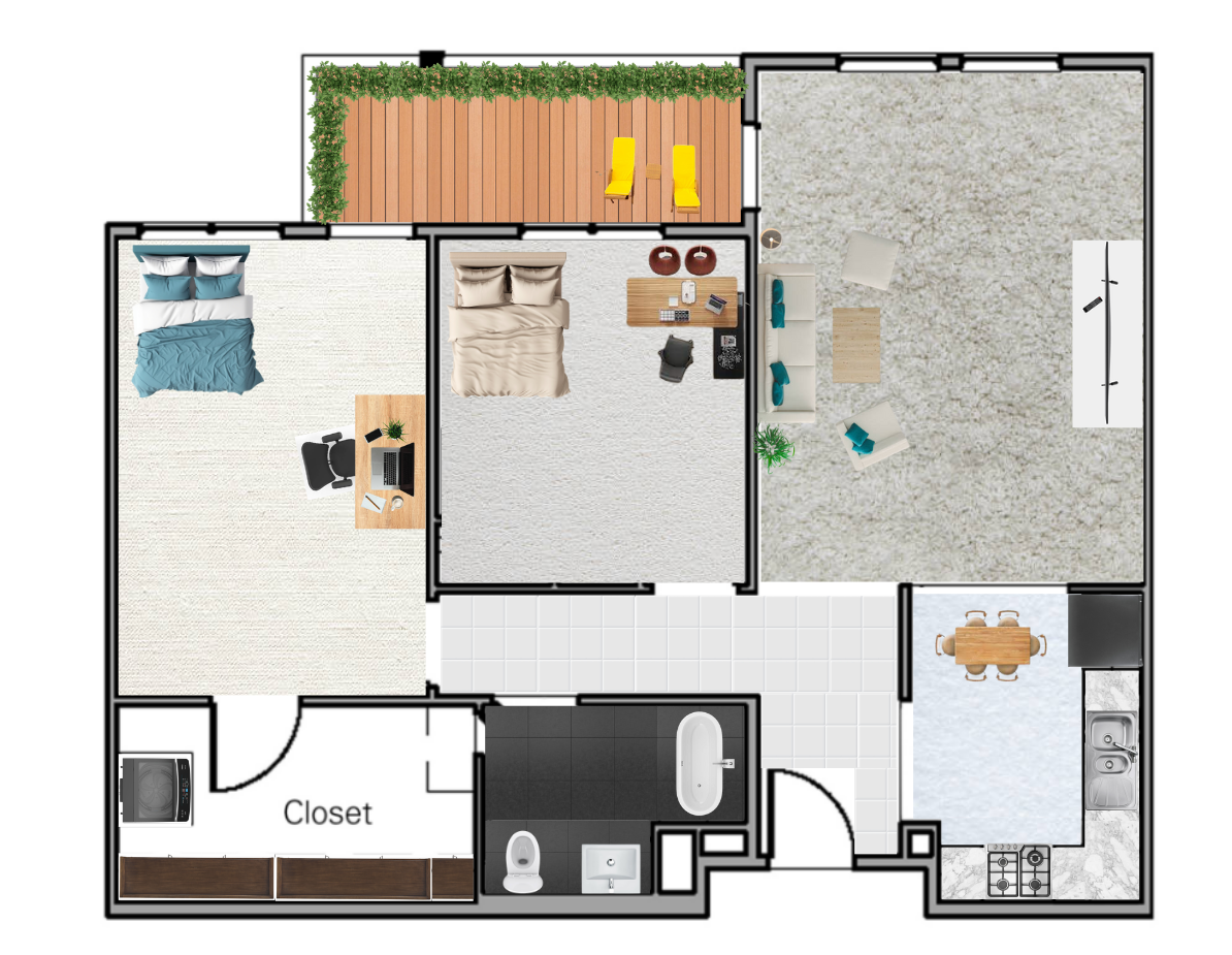 The Greene floor plan at Heisinger Bluffs