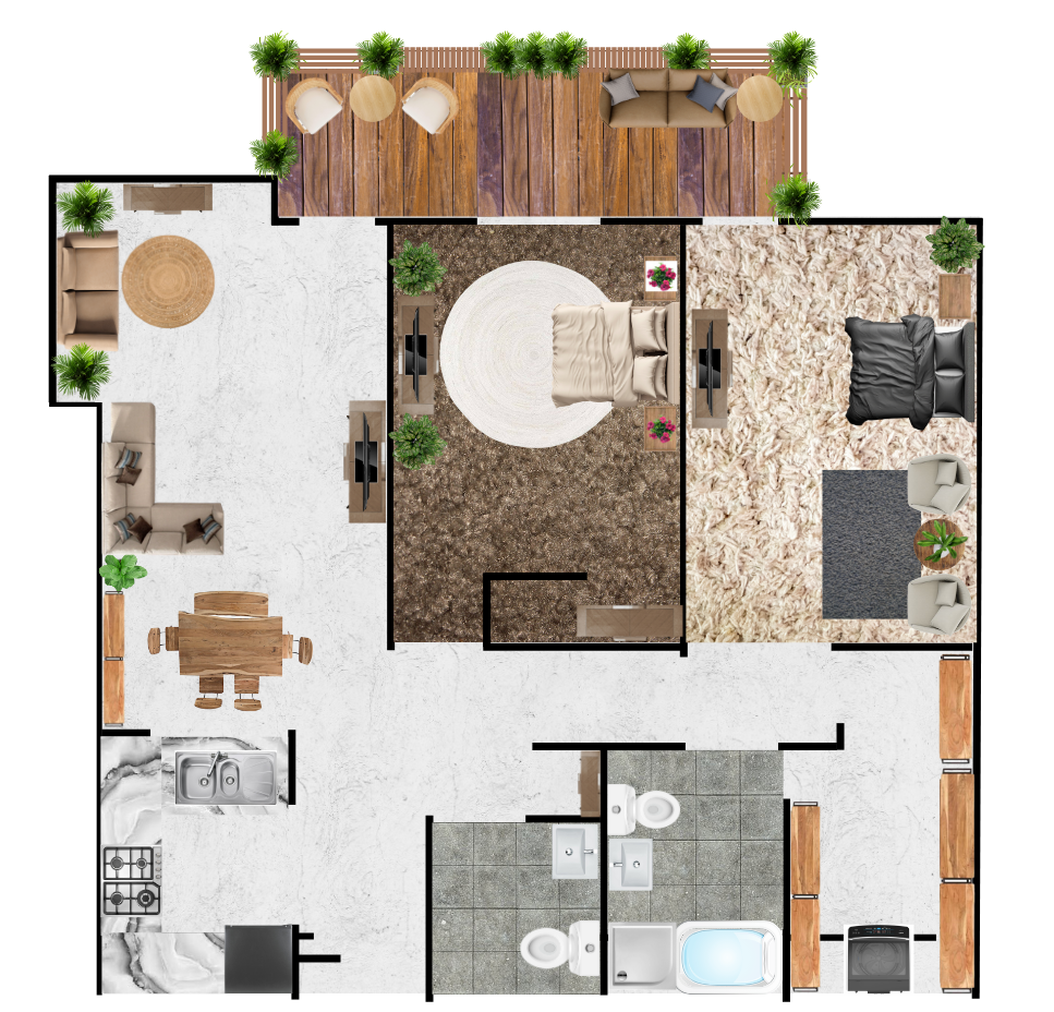 The Scotland floor plan at Heisinger Bluffs