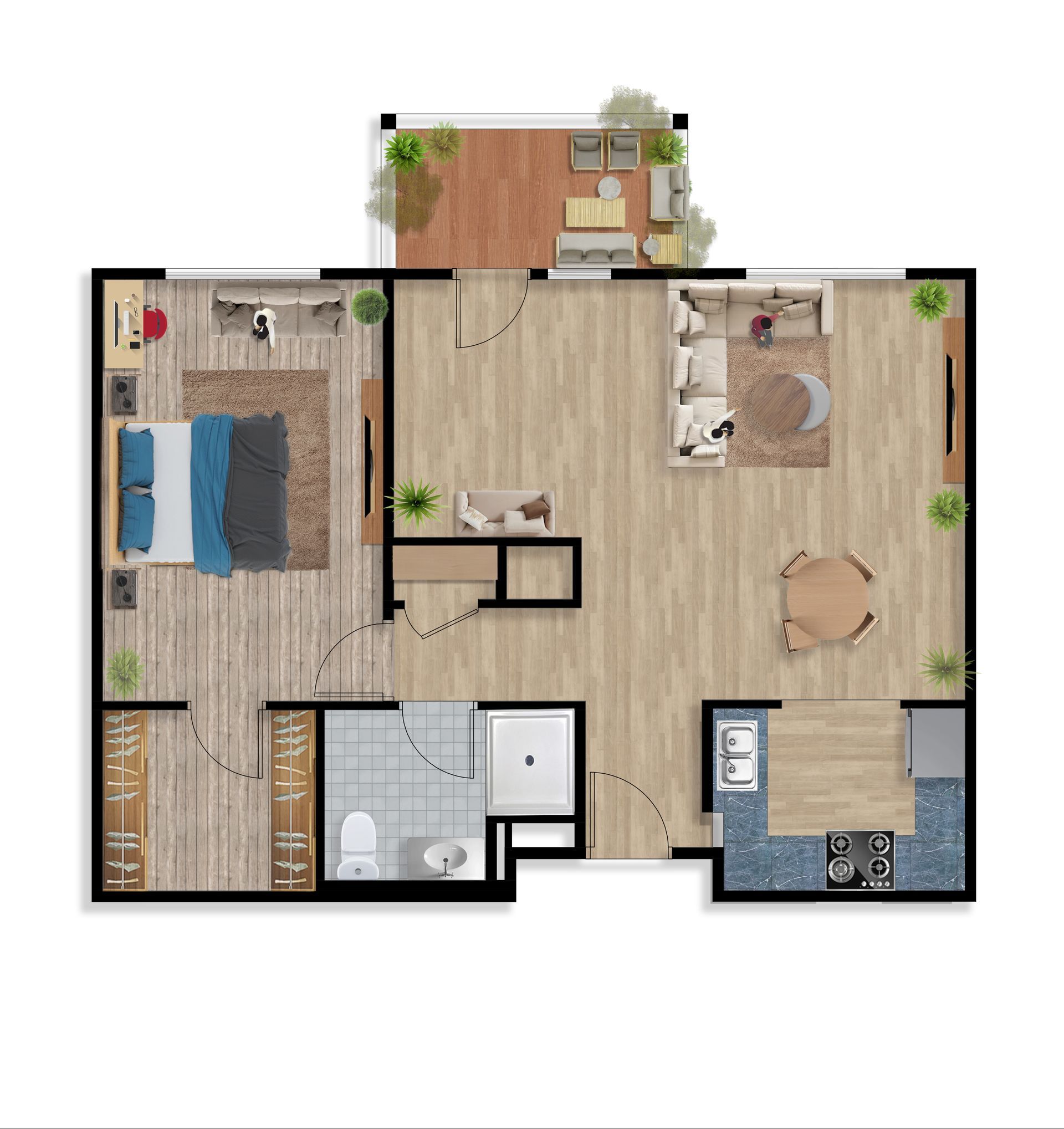 The Truman floor plan at Heisinger Bluffs