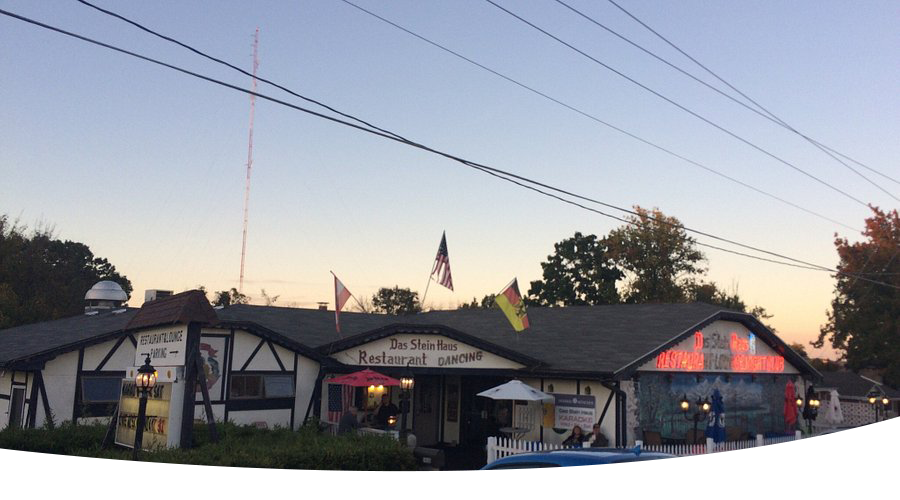 Das Steinhaus exterior at dusk