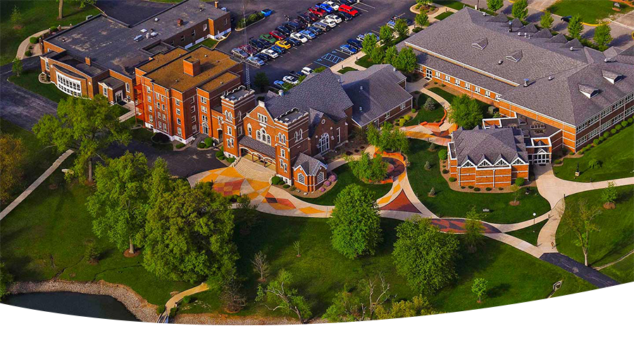 William Woods University campus aerial