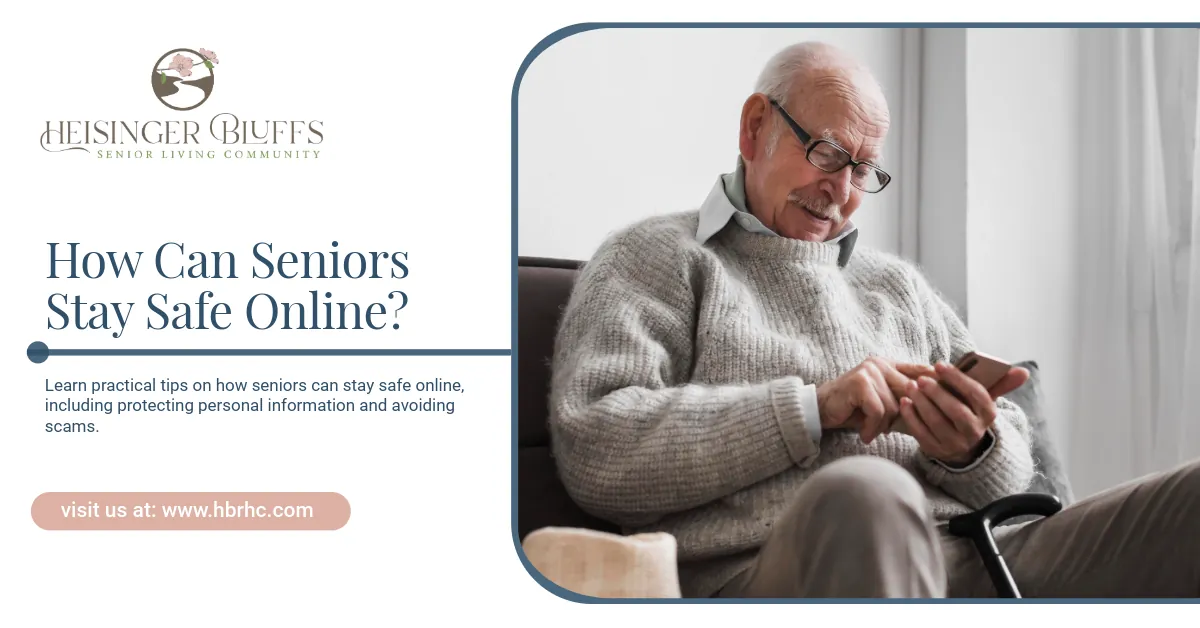 An elderly man using a mobile phone