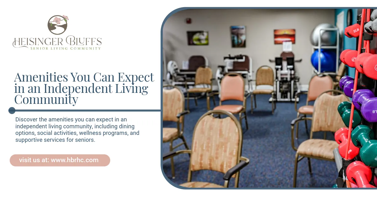 Heisinger Bluffs' wellness centre