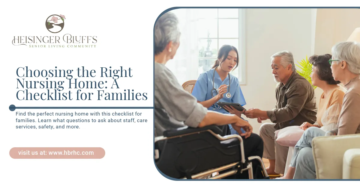 Vital factors to consider when selecting a nursing home in Jefferson City, Missouri, for seniors