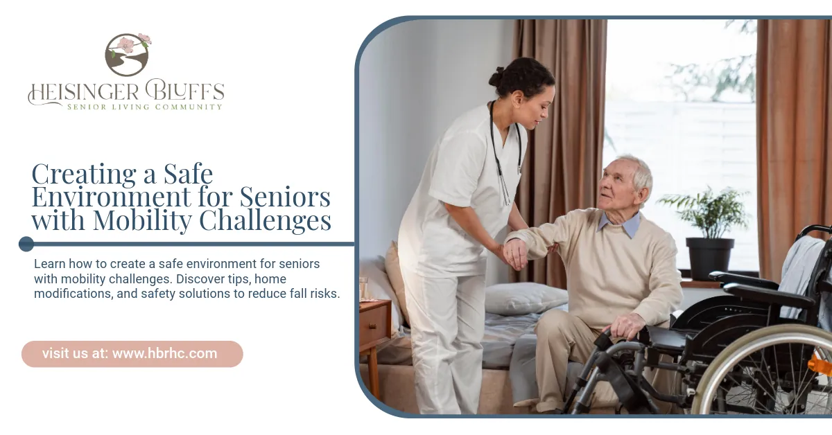 A nurse is assisting a senior with a mobility issue